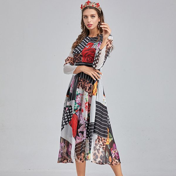 two piece dress spring fashion runway long floral manga impression chiffon dress elegant vintage midi casual holiday femme robe hxk1, White
two piece dress spring fashion runway long floral manga impression chiffon dress elegant vintage midi casual holiday femme robe hxk1, White