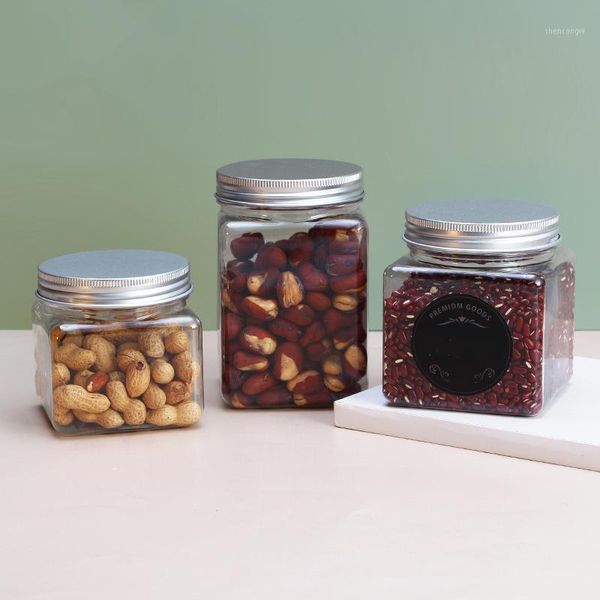 1pcs square aluminum cap plastic bottle pet packaging jar flower honey wholesale kitchen supplies
1pcs square aluminum cap plastic bottle pet packaging jar flower honey wholesale kitchen supplies