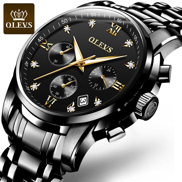 wristwatches luxury chronograph quartz watch men black stainless steel fashion mens watches date relogio masculino luminous reloj hombre, Slivery;brown
wristwatches luxury chronograph quartz watch men black stainless steel fashion mens watches date relogio masculino luminous reloj hombre, Slivery;brown