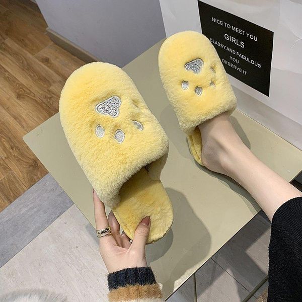 winter cotton slippers female embroidered cat footprints home indoor non-slip warmth girl heart flat, Black
winter cotton slippers female embroidered cat footprints home indoor non-slip warmth girl heart flat, Black