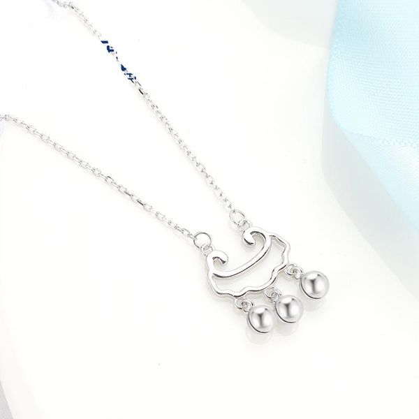 chains ping'an lock pure silver necklace women's 925 long life bell design is a luxury jewelry.
chains ping'an lock pure silver necklace women's 925 long life bell design is a luxury jewelry.