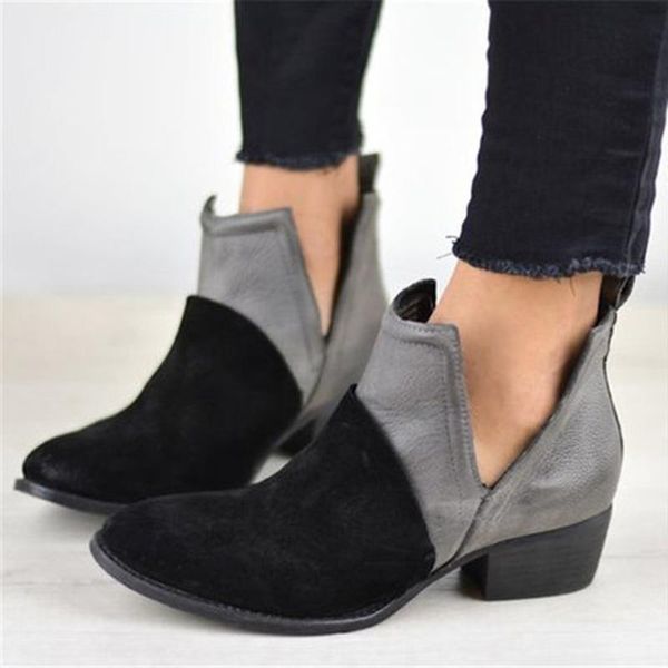 boots winter women ankle thick square heel slip on ladies leisure fashion shoes round toe joint shoes#0822, Black
boots winter women ankle thick square heel slip on ladies leisure fashion shoes round toe joint shoes#0822, Black