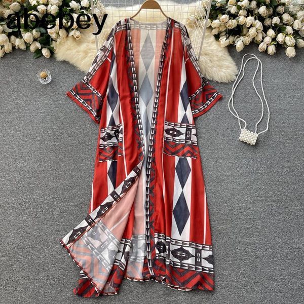 women's blouses & shirts bohemia v neck celosia flower print long kimono shirt purple ethnic women lacing up bow sashes cardigan loose, White
women's blouses & shirts bohemia v neck celosia flower print long kimono shirt purple ethnic women lacing up bow sashes cardigan loose, White