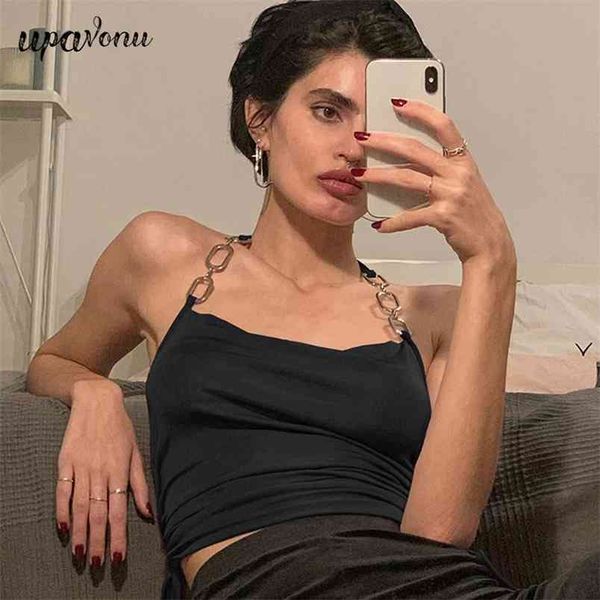 women's summer lace-up halter short vest design sense chain stitching slim nightclub camisole 210524, White
women's summer lace-up halter short vest design sense chain stitching slim nightclub camisole 210524, White