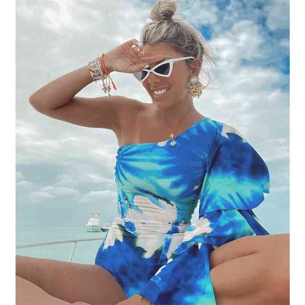 swimsuit shoulder multi-layer flared sleeves swimwear women printed bathing suit beachwear monokini 210712, White;black
swimsuit shoulder multi-layer flared sleeves swimwear women printed bathing suit beachwear monokini 210712, White;black