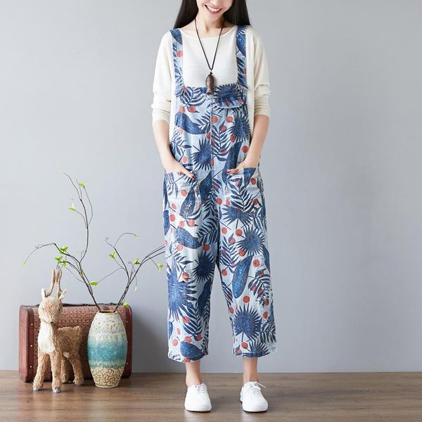 women's jumpsuits & rompers 2021 women vintage washed flowers printedoveralls loose bule plus size ladies long pants jumsuits denim wid, Black;white
women's jumpsuits & rompers 2021 women vintage washed flowers printedoveralls loose bule plus size ladies long pants jumsuits denim wid, Black;white