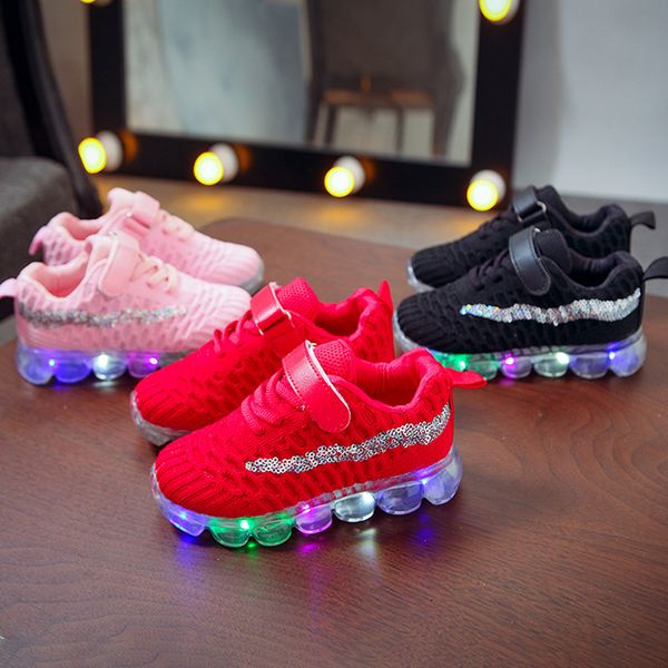 led lights childrens shoes four seasons new boys casual sports kids shoes girls soft-soled light shoes crystal glow cs30, Black
led lights childrens shoes four seasons new boys casual sports kids shoes girls soft-soled light shoes crystal glow cs30, Black