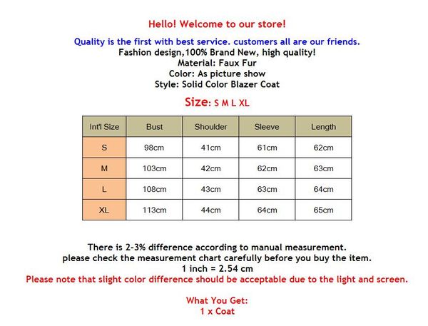 women's jackets women lady autumn fur coat casual loose jacket coats outwear warm clothing winter jactets, Black;brown
women's jackets women lady autumn fur coat casual loose jacket coats outwear warm clothing winter jactets, Black;brown