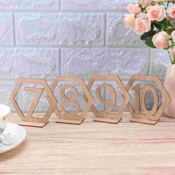 Party Decoration 10pcs 1-10 Wedding Wooden Table Numbers With Base Hexagon Hollow Number Centerpiece
Party Decoration 10pcs 1-10 Wedding Wooden Table Numbers With Base Hexagon Hollow Number Centerpiece