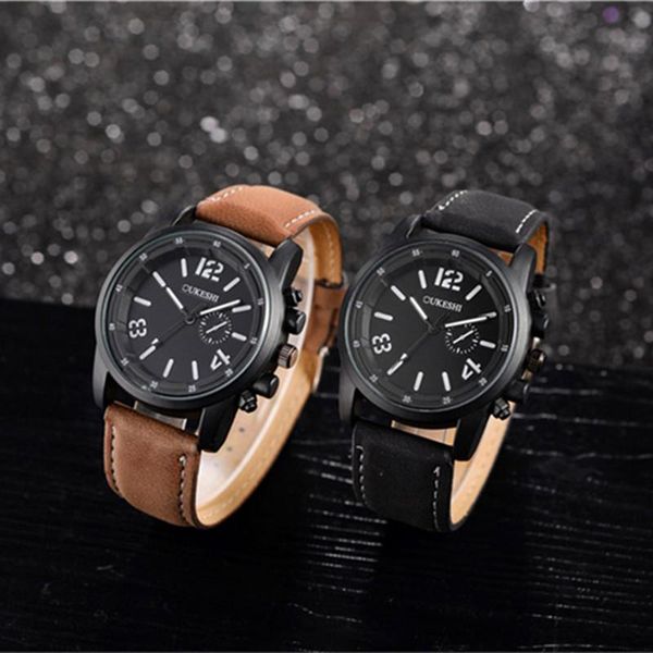 wristwatches luxury leather business casual watches men military sports waterproof quartz clock relogio masculino, Slivery;brown
wristwatches luxury leather business casual watches men military sports waterproof quartz clock relogio masculino, Slivery;brown