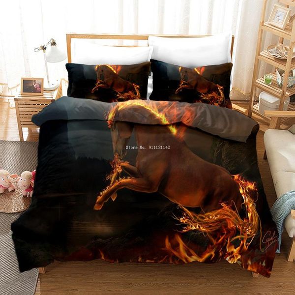 bedding sets 3d color fantasy animal set lion cat horse pattern duvet quilt pillowcase king size home textile
bedding sets 3d color fantasy animal set lion cat horse pattern duvet quilt pillowcase king size home textile