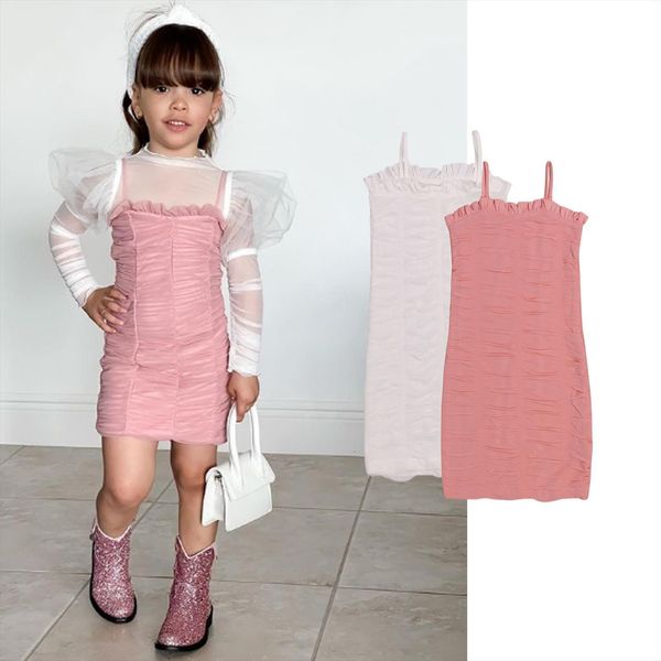 summer infant kids girls girl dresses fashion outfits 1 6y solid color spaghetti strap sleeveless skinny, Red;yellow
summer infant kids girls girl dresses fashion outfits 1 6y solid color spaghetti strap sleeveless skinny, Red;yellow