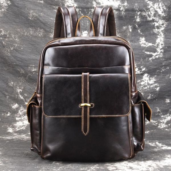 backpack oil wax cowhide school daypack large capacity book bag male travel knapsack genuine leather men rucksack
backpack oil wax cowhide school daypack large capacity book bag male travel knapsack genuine leather men rucksack