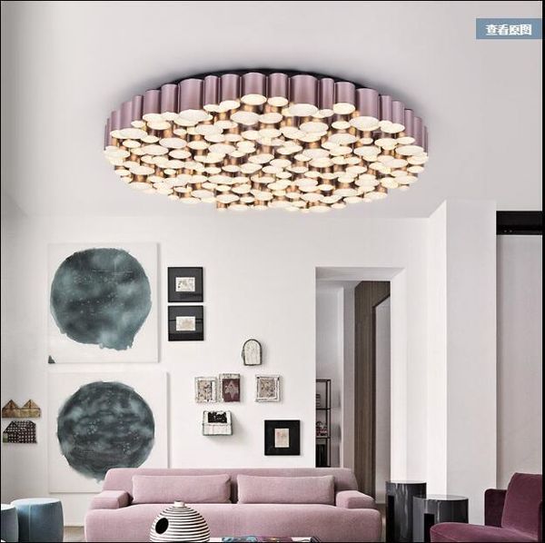 nordic ceiling lamp post-modern creative bedroom round led living room atmosphere simple modern lights
nordic ceiling lamp post-modern creative bedroom round led living room atmosphere simple modern lights
