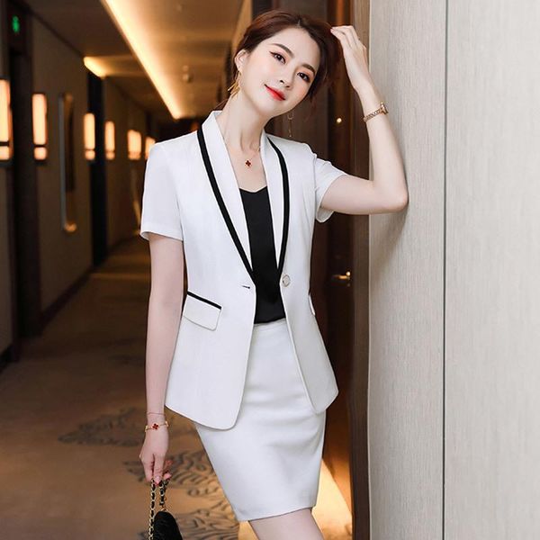 two piece dress elegant white formal uniform designs blazers suits summer professional women business work wear office ol styles career outf
two piece dress elegant white formal uniform designs blazers suits summer professional women business work wear office ol styles career outf