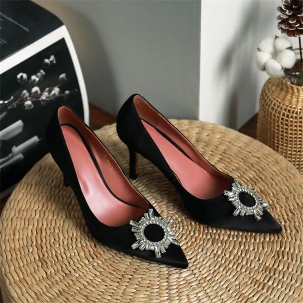 summer brand women high heels shoes pump designer sun flower crystal pointed toe ladies party sandals dress, Black
summer brand women high heels shoes pump designer sun flower crystal pointed toe ladies party sandals dress, Black