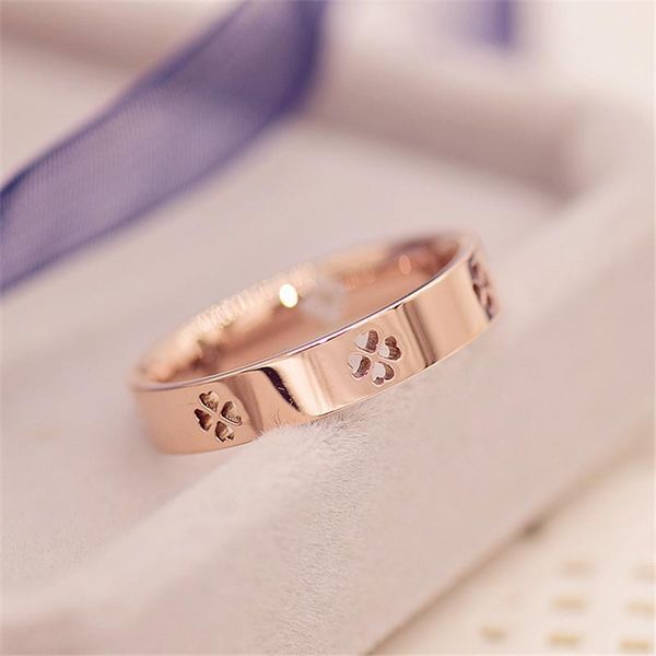 wedding rings yun ruo 316l titanium steel jewelry lucky four-leaf clover ring anniversary weeding rose gold fashion woman gift never fade, Slivery;golden
wedding rings yun ruo 316l titanium steel jewelry lucky four-leaf clover ring anniversary weeding rose gold fashion woman gift never fade, Slivery;golden