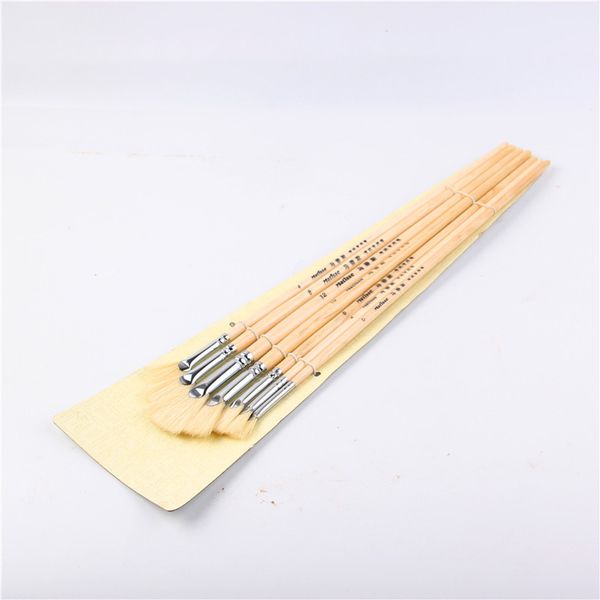 pig bristle fan shape fish tail clear paint rod oil painting brush pen 7 pcs suit gouache paint brush Art for Supplies, Default color
pig bristle fan shape fish tail clear paint rod oil painting brush pen 7 pcs suit gouache paint brush Art for Supplies, Default color