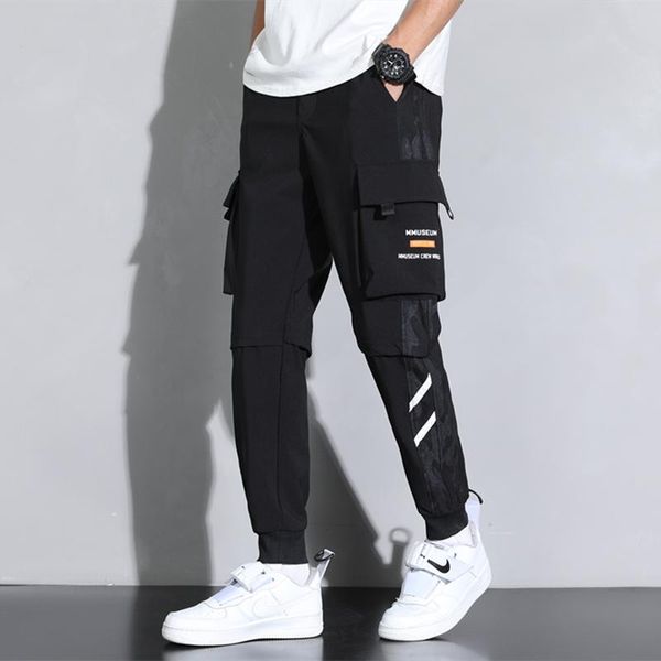 men's pants loose leggings trousers motorcycle simple overalls national trendy casual joggers men, Black
men's pants loose leggings trousers motorcycle simple overalls national trendy casual joggers men, Black