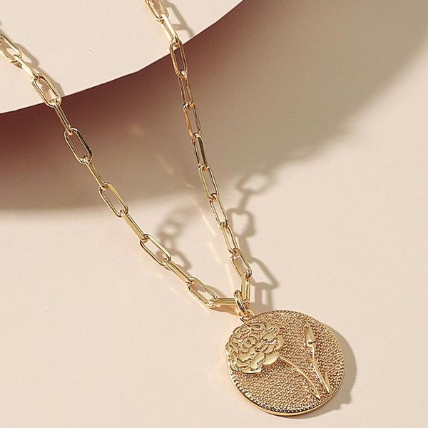 chains product metal flower pendant necklace fashion chain clavicle ins simple jewelry, Silver
chains product metal flower pendant necklace fashion chain clavicle ins simple jewelry, Silver