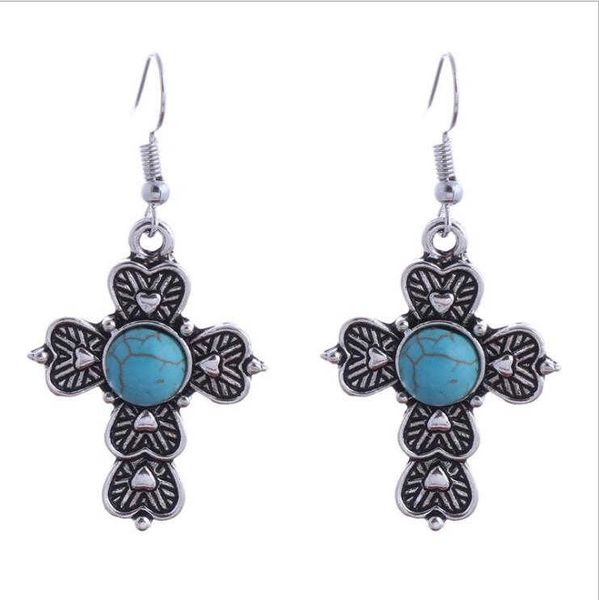 women's carving cross tibetan silver turquoise dangle chandelier earrings gstqe017 fashion gift national style women diy earring
women's carving cross tibetan silver turquoise dangle chandelier earrings gstqe017 fashion gift national style women diy earring