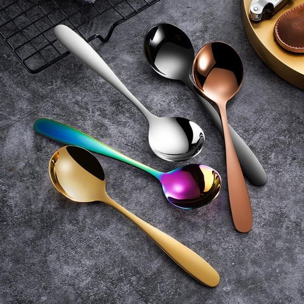 spoons 1pcs long handle round tea dessert ice cream vacuum plating stainless steel coffee spoon kitchen drinking flatware
spoons 1pcs long handle round tea dessert ice cream vacuum plating stainless steel coffee spoon kitchen drinking flatware