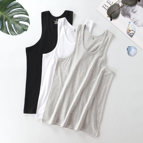 men' tank vest pure cotton summer sleeveless comfortable fit i-shaped vest father vest men' sports fitness, White;black
men' tank vest pure cotton summer sleeveless comfortable fit i-shaped vest father vest men' sports fitness, White;black