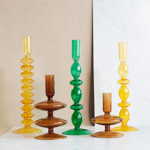 candle holders glass holder for table centerpiece decorative candlestick modern decor dry flower vase
candle holders glass holder for table centerpiece decorative candlestick modern decor dry flower vase