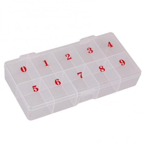 nail art equipment 50% 10 grids numbers plastic fake tips storage case box container organizer, Silver
nail art equipment 50% 10 grids numbers plastic fake tips storage case box container organizer, Silver