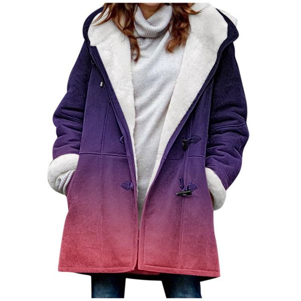women's jackets winter warm plus coat women gradient velvet long sleeve pocket overcoat loose hooded coats ropa mujer invierno, Black;brown
women's jackets winter warm plus coat women gradient velvet long sleeve pocket overcoat loose hooded coats ropa mujer invierno, Black;brown