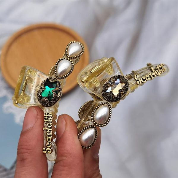hair clips & barrettes retro luxury accessories maiden crystal gem pearl grappling claw for girls, Golden;silver
hair clips & barrettes retro luxury accessories maiden crystal gem pearl grappling claw for girls, Golden;silver