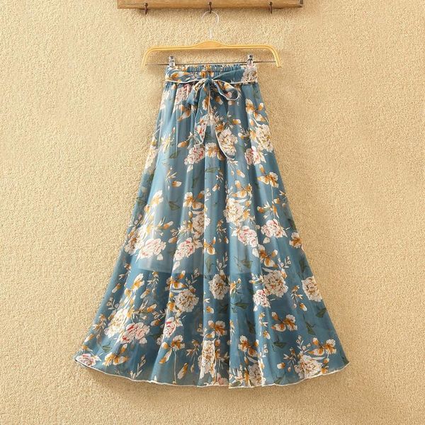 skirts 2021 women midi long summer skirt elastic high waist chiffon female a-line print tie bow bohemia saias ab1398, Black
skirts 2021 women midi long summer skirt elastic high waist chiffon female a-line print tie bow bohemia saias ab1398, Black