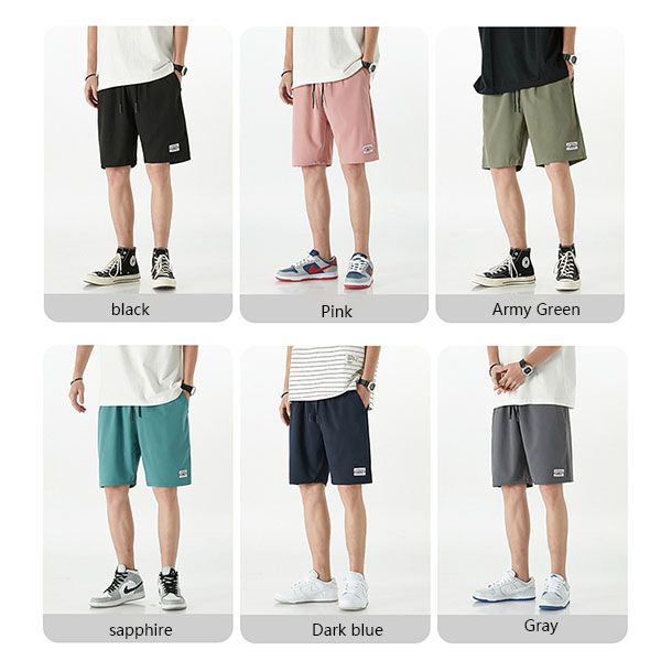basketball shorts men's loose thin section trend outer wear beach five points casual sports pants, White;black
basketball shorts men's loose thin section trend outer wear beach five points casual sports pants, White;black