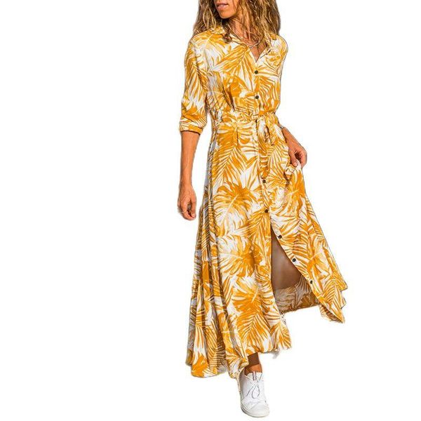 casual dresses women print long dress 2021 sleeve buttons split turn-down neck ladies sashes shirt, Black;gray
casual dresses women print long dress 2021 sleeve buttons split turn-down neck ladies sashes shirt, Black;gray