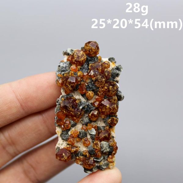 100% natural spessartine-garnet and mica symbiosis mineral specimen stones crystals gem quartz decorative objects & figurines
100% natural spessartine-garnet and mica symbiosis mineral specimen stones crystals gem quartz decorative objects & figurines
