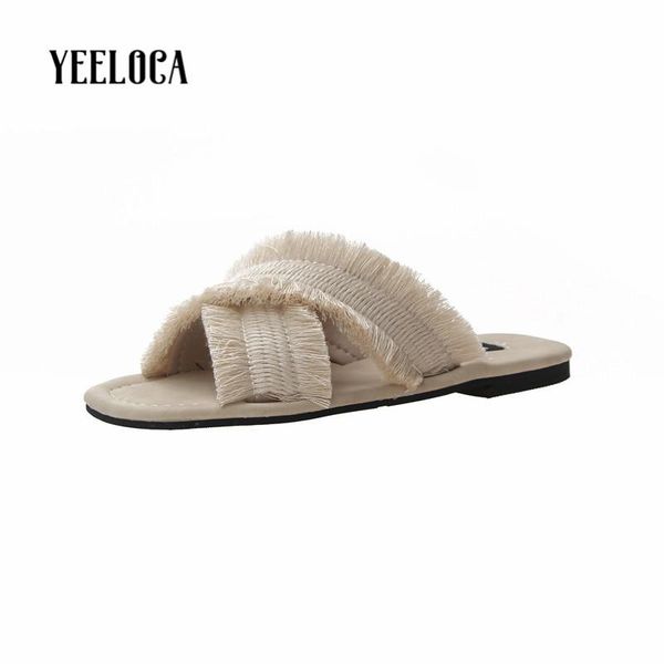 slippers yeeloca 2021 women summer open toe indoor flat with low hight slides silk casual black woman shoes
slippers yeeloca 2021 women summer open toe indoor flat with low hight slides silk casual black woman shoes