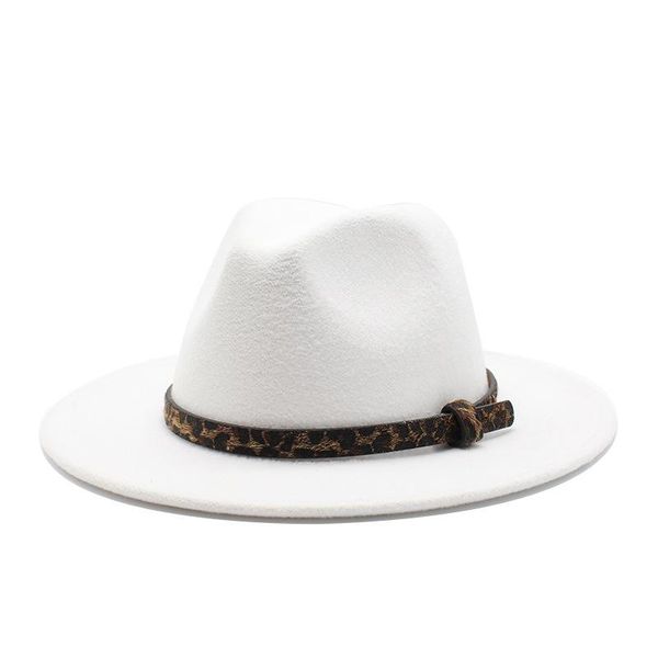 wide brim hats white fedora hat for women wool felt men fall winter panama gamble jazz cap black leopard belt, Blue;gray
wide brim hats white fedora hat for women wool felt men fall winter panama gamble jazz cap black leopard belt, Blue;gray