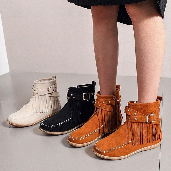 boots woman zipper flat heels winter metal rivet vintage cowboy shoes tassel drop women faux suede ankle autumn, Black
boots woman zipper flat heels winter metal rivet vintage cowboy shoes tassel drop women faux suede ankle autumn, Black