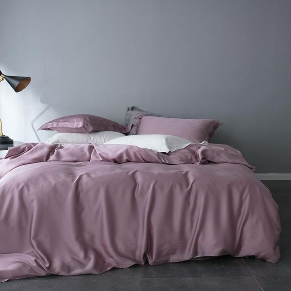 bedding sets pink gray white tencel silk soft set luxury bed sheet king size fitted duvet cover parure de lit
bedding sets pink gray white tencel silk soft set luxury bed sheet king size fitted duvet cover parure de lit