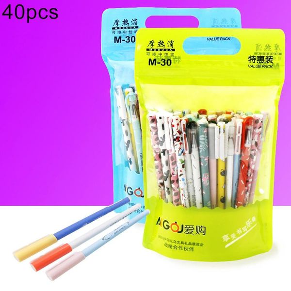 40pcs erasable gel pen refill 0.35mm black/blue ink student writing stationery office school supplies refills, Black;red
40pcs erasable gel pen refill 0.35mm black/blue ink student writing stationery office school supplies refills, Black;red