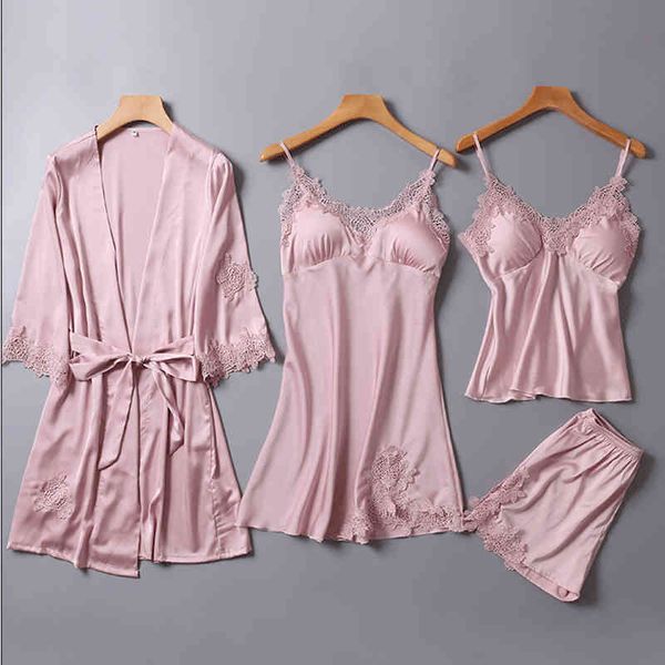 Women's Sleepwear 4pcs One Lot Pajama Sets For s Pyjamas Pijama 1180 YEGH, Black;red
Women's Sleepwear 4pcs One Lot Pajama Sets For s Pyjamas Pijama 1180 YEGH, Black;red