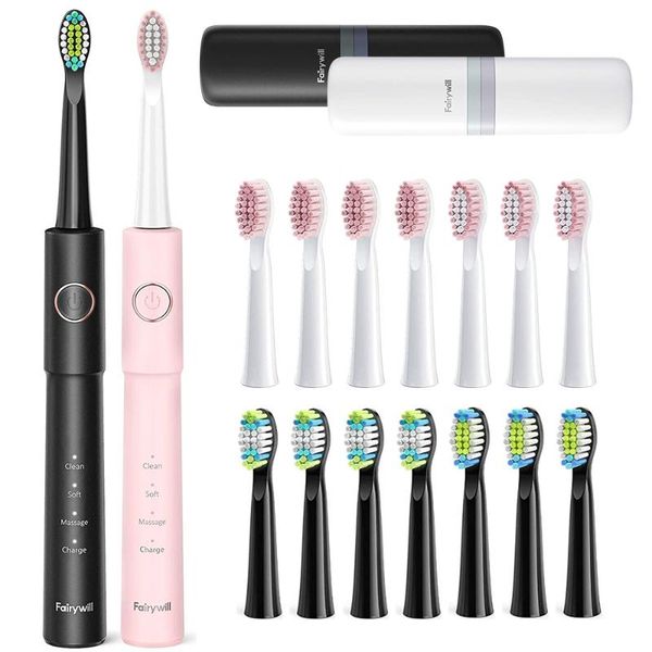smart electric toothbrush fairywill ultra-sonic powerful whitening usb charging timer replacement heads with case
smart electric toothbrush fairywill ultra-sonic powerful whitening usb charging timer replacement heads with case