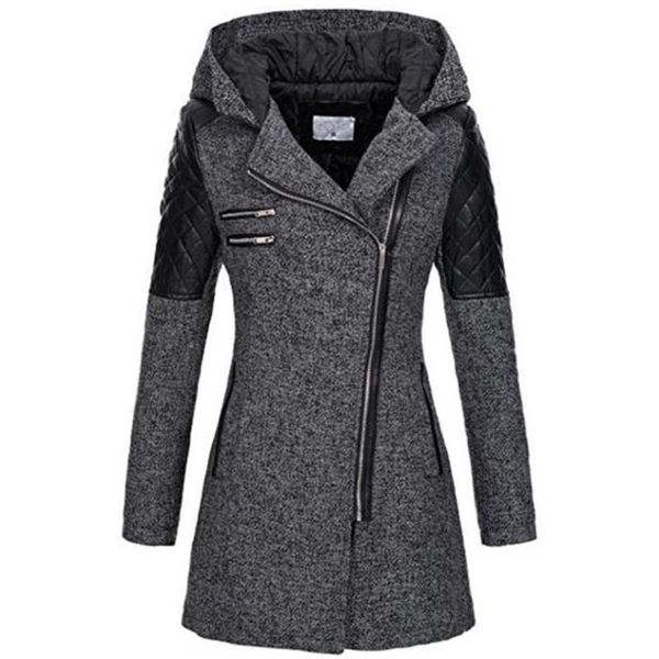 women's jackets 2021 long sleeve warm contrast color jacket winter coats & women coat zipper autumn black hoodies patchwork, Black;brown
women's jackets 2021 long sleeve warm contrast color jacket winter coats & women coat zipper autumn black hoodies patchwork, Black;brown