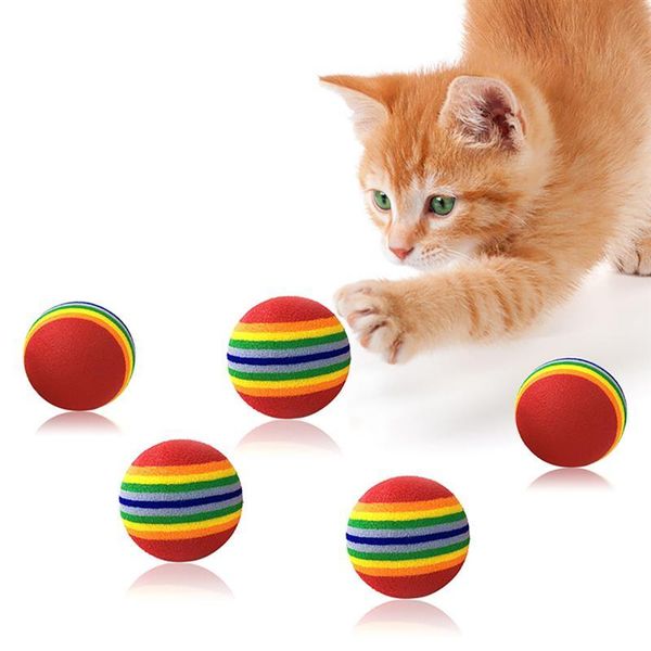 cat toys 10pcs rainbow ball lovely kitten chew premium eva material pet creative supplies
cat toys 10pcs rainbow ball lovely kitten chew premium eva material pet creative supplies