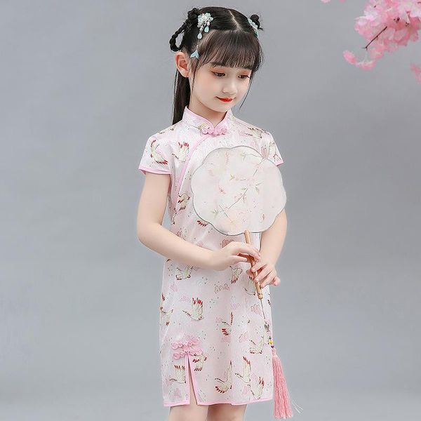girl's dresses lovely girls summer lace cheongsam dress cute princess flower embroidery kids party ball gown qipao clothing, Red;yellow
girl's dresses lovely girls summer lace cheongsam dress cute princess flower embroidery kids party ball gown qipao clothing, Red;yellow