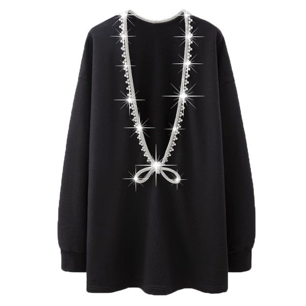 women's t-shirt runway highstreet creative dsign luxury diamond strap bow big halter midi black tide brand women clothes 2021 djj7, White
women's t-shirt runway highstreet creative dsign luxury diamond strap bow big halter midi black tide brand women clothes 2021 djj7, White