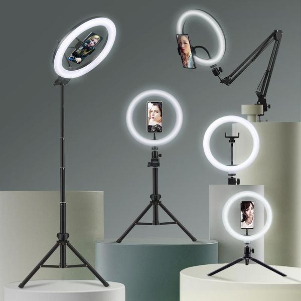 flash heads selfie ring light pography led rim of lamp with mobile holder support tripod stand ringlight for live video streaming
flash heads selfie ring light pography led rim of lamp with mobile holder support tripod stand ringlight for live video streaming