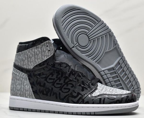1 high og rebellionaire mens basketball shoes womens 1s black white-particle grey outdoor sports sneakers with original size
1 high og rebellionaire mens basketball shoes womens 1s black white-particle grey outdoor sports sneakers with original size