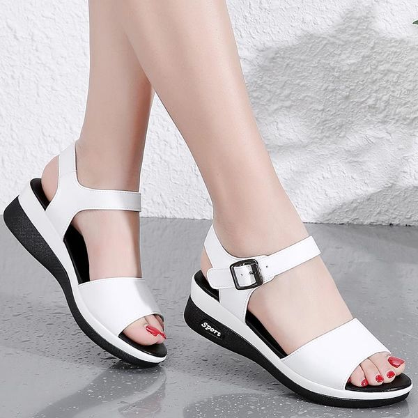 sandals 2021 women white flat wedges heel summer open toe platform sandalias ladies gladiator 9152, Black
sandals 2021 women white flat wedges heel summer open toe platform sandalias ladies gladiator 9152, Black
