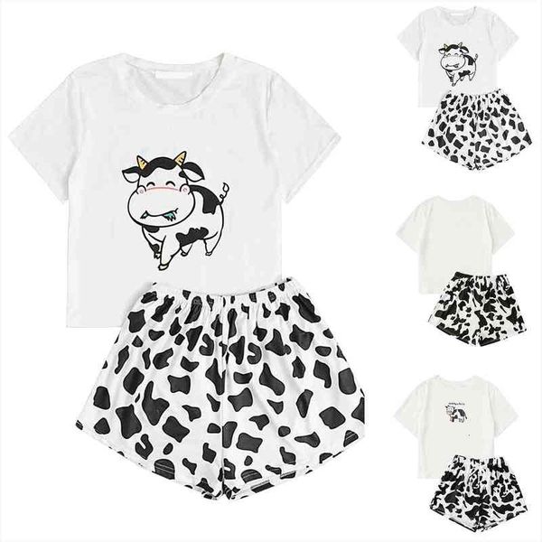 cow printed sleepwear shorts set women casual super soft pajamas set pijamas de mujer sleepwear women pyjamas pizama damska, Black;red
cow printed sleepwear shorts set women casual super soft pajamas set pijamas de mujer sleepwear women pyjamas pizama damska, Black;red